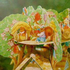NEW Hallmark 3-D Easter Egg Treehouse Family Puzzle